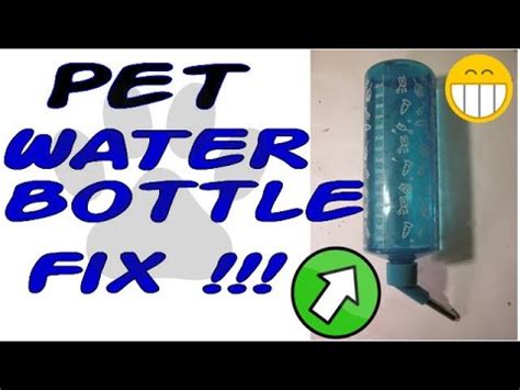 pet water bottle leaking|Pet Water Bottle Fix! DIY